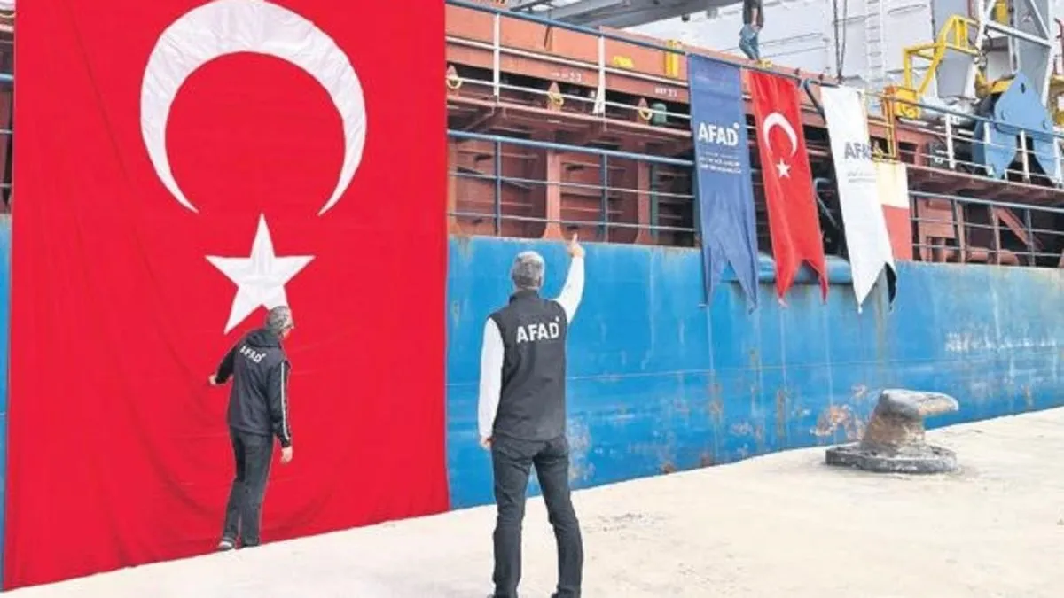 15. İyilik Gemisi Mısır’a ulaştı